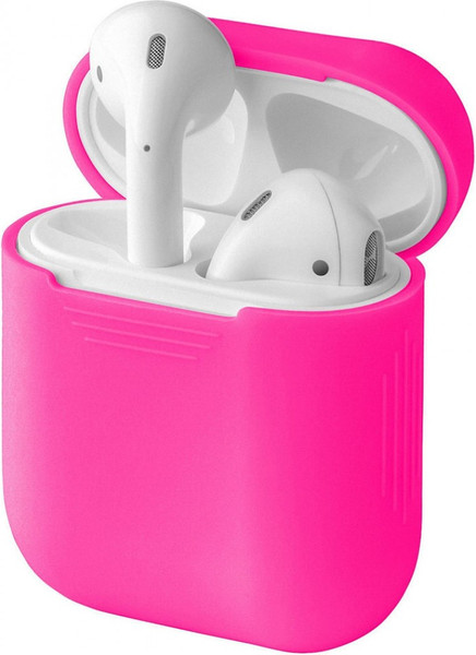 Изображение товара Чехол для наушников Rumi Силиконовый для Apple AirPods, AirPods 2 (пурпурный)