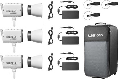 Изображение товара Комплект осветителей студийных Godox Litemons LA300Bi K3 / 32230
