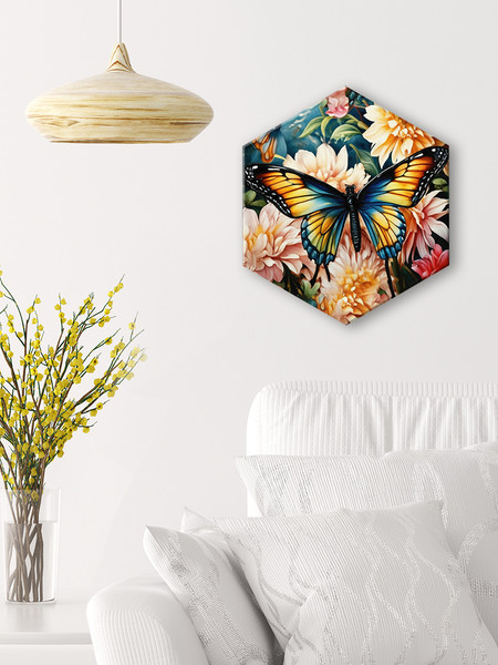 Изображение товара Картина по номерам Флюид Бабочка Махаон 37x32 / VHR0011