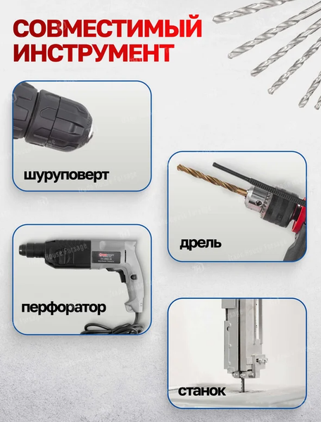 Изображение товара Набор сверл Yataforce YF-41604 (60719)