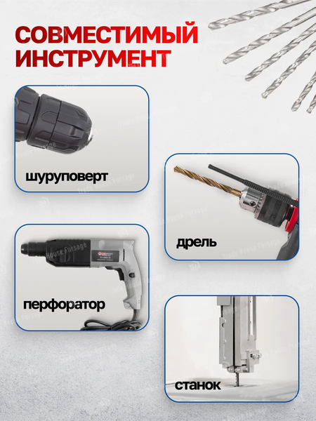 Изображение товара Набор сверл Yataforce YF-924U25W (60723)