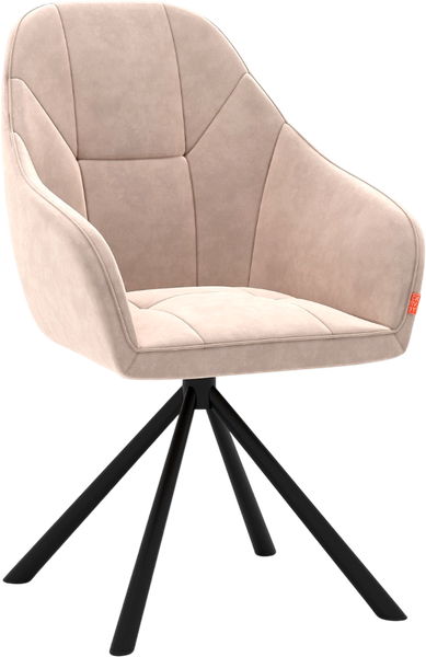 Изображение товара Стул Памир Босс F06 поворотный (светло-бежевый/черная опора)