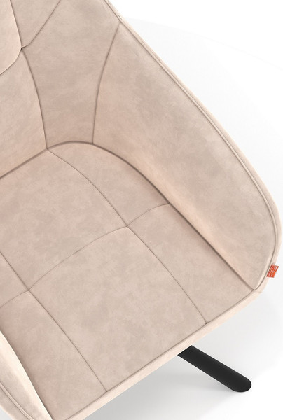 Изображение товара Стул Памир Босс F06 поворотный (светло-бежевый/черная опора)