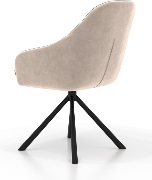 Изображение товара Стул Памир Босс F06 поворотный (светло-бежевый/черная опора)