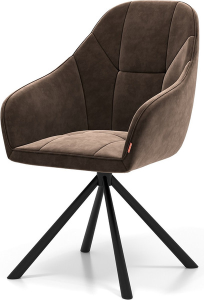 Изображение товара Стул Памир Босс F31 поворотный (коричневый/черная опора)