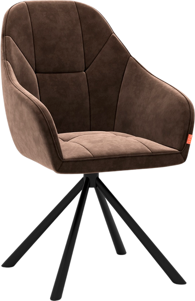 Изображение товара Стул Памир Босс F31 поворотный (коричневый/черная опора)