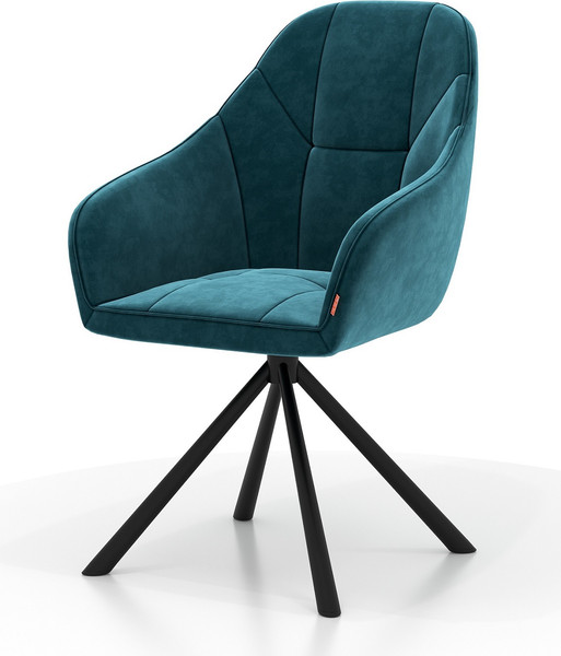 Изображение товара Стул Памир Босс F77 поворотный (синий/черная опора)