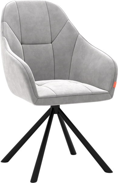 Изображение товара Стул Памир Босс F80 поворотный (серый минт/черная опора)
