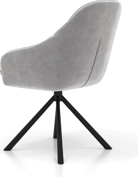 Изображение товара Стул Памир Босс F80 поворотный (серый минт/черная опора)