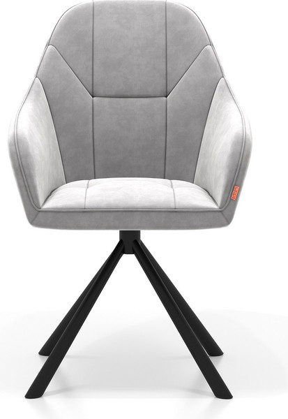 Изображение товара Стул Памир Босс F80 поворотный (серый минт/черная опора)