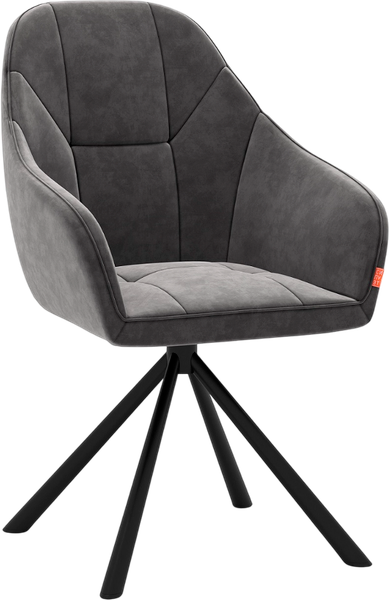 Изображение товара Стул Памир Босс F83 поворотный (серый/черная опора)