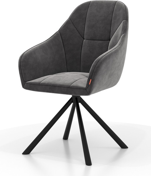 Изображение товара Стул Памир Босс F83 поворотный (серый/черная опора)