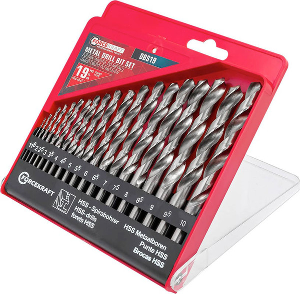 Изображение товара Набор сверл ForceKraft FK-DBS19 (61593)