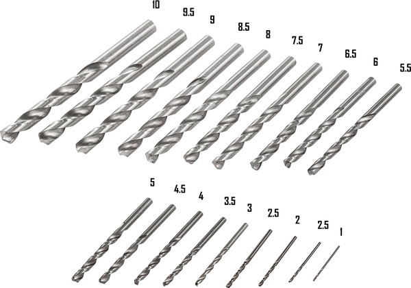 Изображение товара Набор сверл ForceKraft FK-DBS19 (61593)