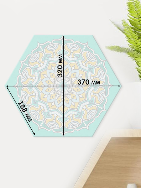 Изображение товара Картина по номерам Флюид Мандала на деньги 37x32 / VFH0004