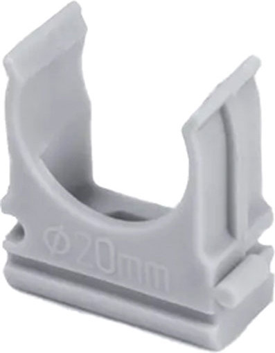 Изображение товара Крепеж-клипса для трубы DEKRON GX4002 (100шт, серый)