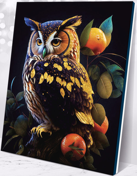 Изображение товара Картина по номерам Флюид Сова Арт 40x50 / MB0007