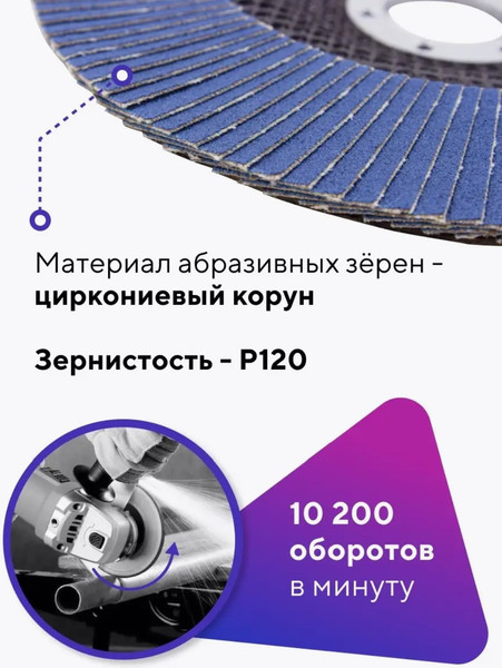 Изображение товара Шлифовальный круг Forsage 49 653 / F-FD6120G