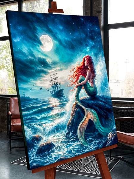 Изображение товара Картина по номерам Флюид Сказочная русалка 40x50 / FHR0418