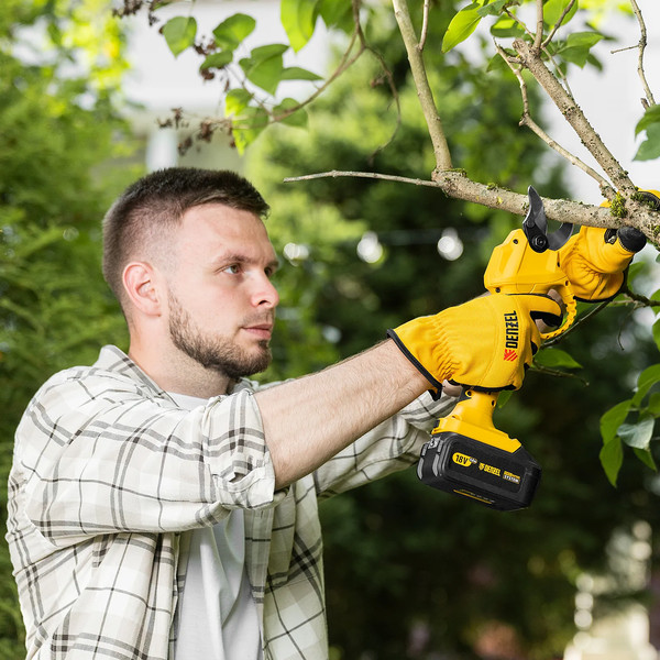Изображение товара Секатор аккумуляторный Denzel CP-30-0 / 59436