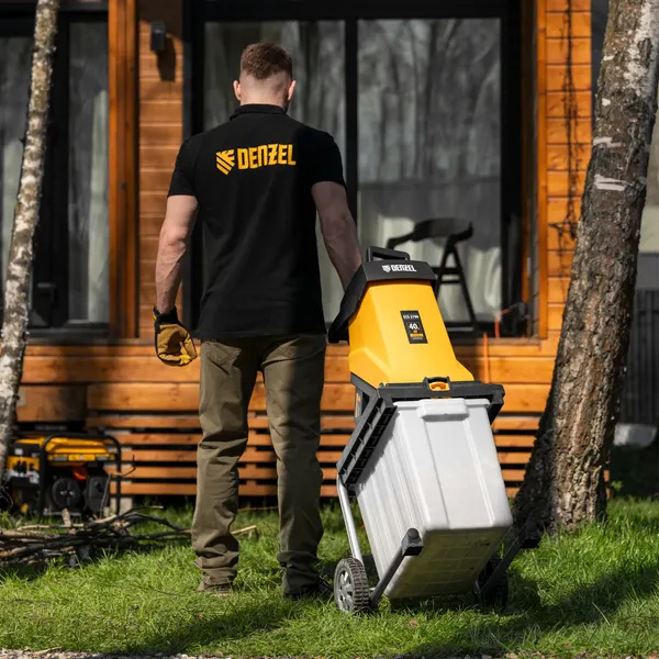 Изображение товара Садовый измельчитель электрический Denzel ECS-2700 / 59702