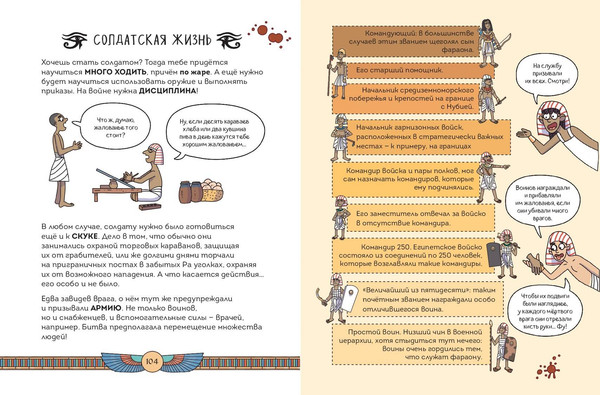 Изображение товара Энциклопедия Эксмо Осторожно, ты в... Древнем Египте! Мягкая обложка