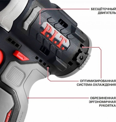 Изображение товара Аккумуляторный шуруповерт P.I.T Impact / PSD12K-120A/1