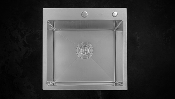 Изображение товара Мойка кухонная Astir Satin 50x50 (с сифоном, дозатором и коландером)