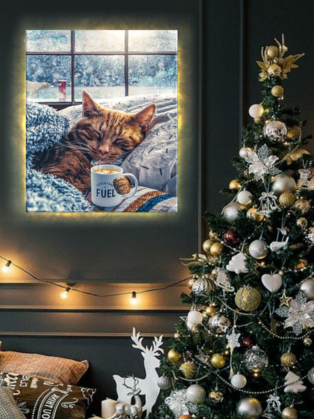 Изображение товара Картина по номерам Молли Морозное утро 40x50 / LHR0008