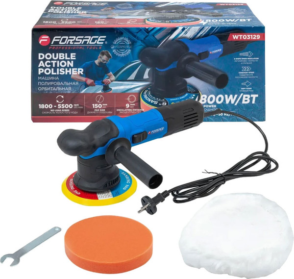 Изображение товара Эксцентриковая шлифовальная машина Forsage F-WT03129 (62 015)