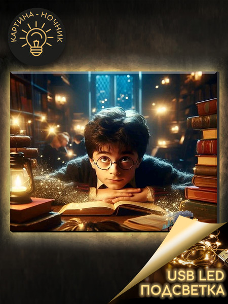 Изображение товара Картина по номерам Молли Вселенная Гарри Поттера 40x50 / LHR0015