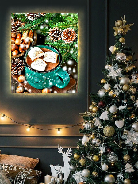 Изображение товара Картина по номерам Молли Горячий шоколад 40x50 / LHR0019