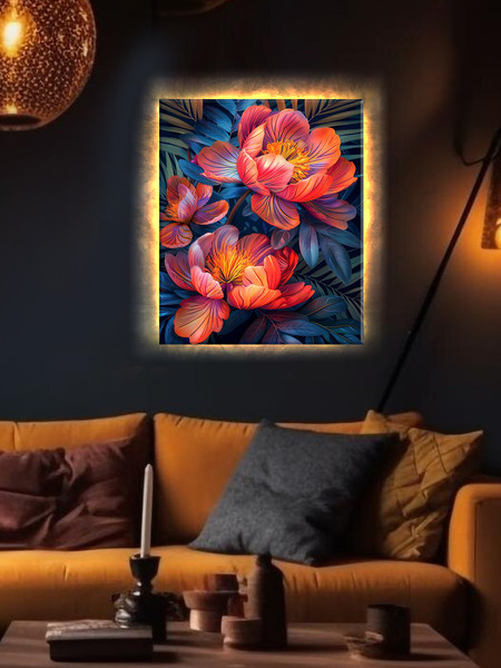 Изображение товара Картина по номерам Молли Красные цветы 40x50 / LHR0026