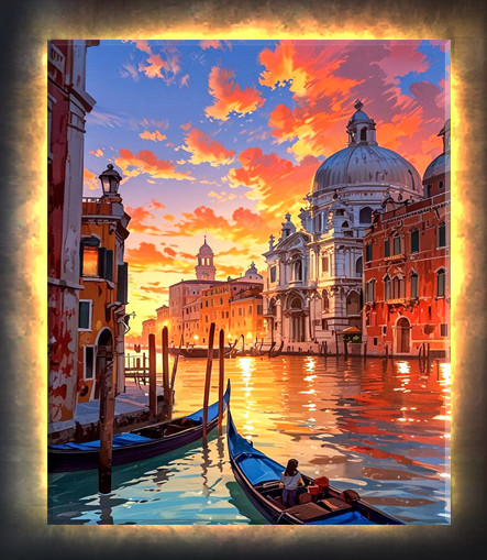 Изображение товара Картина по номерам Молли Санта-Мария-Делла-Салюте. Венеция 40x50 / LHR0034