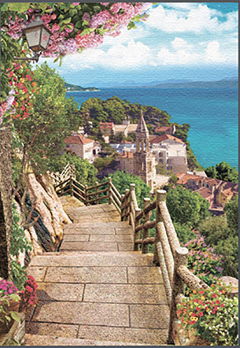 Изображение товара Картина по номерам Молли Спуск к морю 40x50 / HR0131