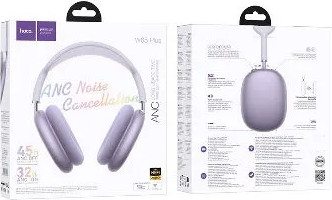 Изображение товара Беспроводные наушники Hoco W65 Plus ANC (фиолетовый)
