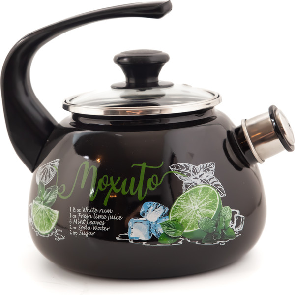 Изображение товара Чайник со свистком КМЗ 43615-103/4.02-У4ЧР СД (черный)