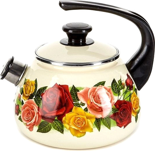 Изображение товара Чайник со свистком КМЗ 43604-102/6-У4Сл (слоновая кость)