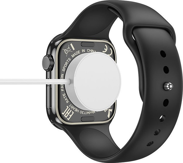 Изображение товара Зарядный кабель Hoco Y30 для смарт-часов (белый)