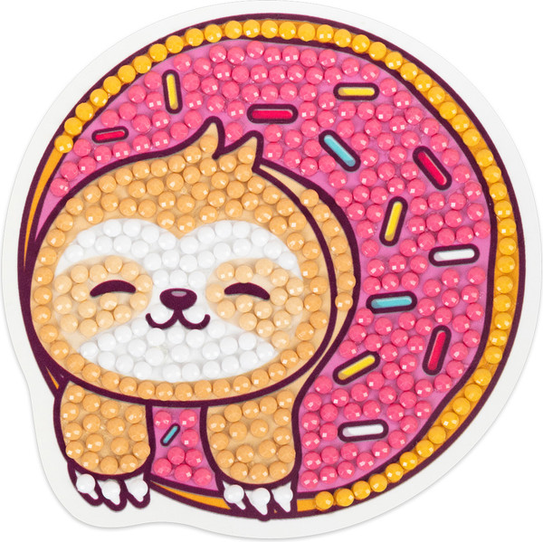 Изображение товара Набор алмазной вышивки Фрея Ленивец в пончике / ALVM-086