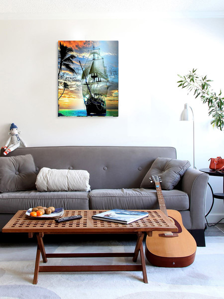 Изображение товара Картина по номерам Молли Парусник 40x50 / HR0171