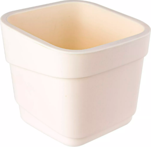 Изображение товара Кашпо Полимербыт Hills 4397607 (молочный)