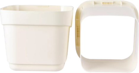 Изображение товара Кашпо Полимербыт Hills 4397607 (молочный)