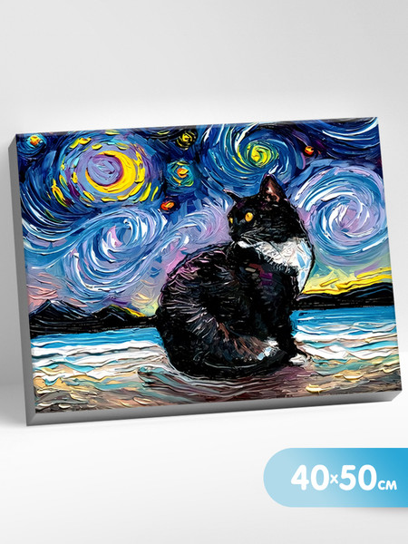 Изображение товара Картина по номерам Молли Ван кот 40x50 / HR0225