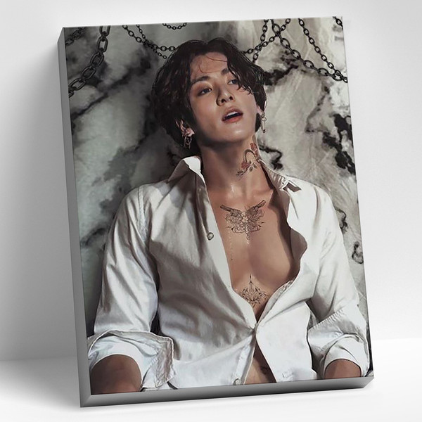 Изображение товара Картина по номерам Молли BTS Чон Чонгук 40x50 / HR0227