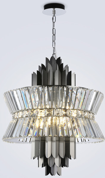 Изображение товара Люстра Ambrella LH41020/12 BK/CL (черный/прозрачный)