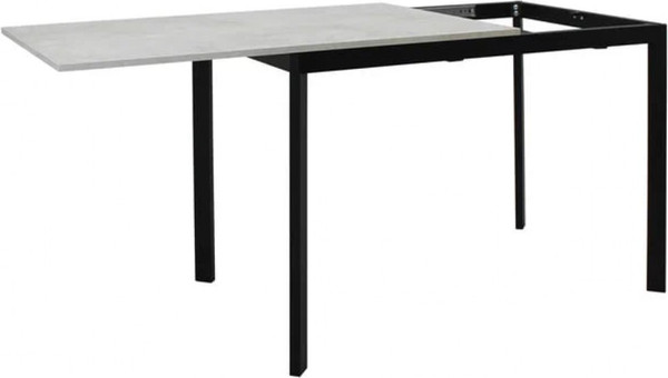 Изображение товара Обеденный стол Виста Ахен-2 70x110/160 (лайт бетон/муар черный)
