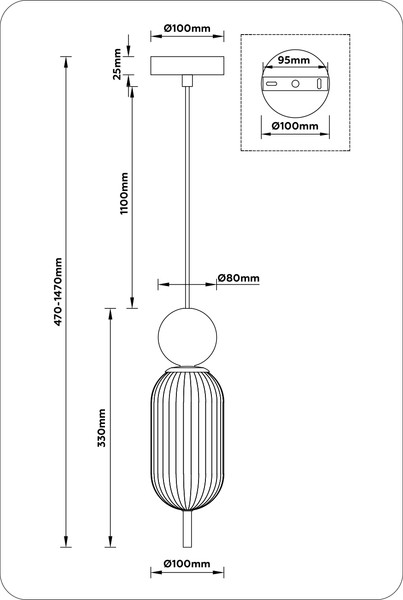 Изображение товара Потолочный светильник Ambrella LH53101 BS/GR/FR (латунь/серый/белый матовый)