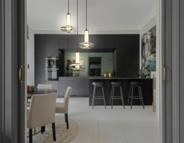 Изображение товара Люстра Ambrella LH31012/3 GR/SM (серый/дымчатый)