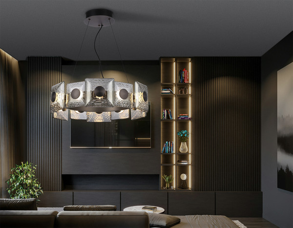 Изображение товара Люстра Ambrella LH31024 GR/SM (серый/дымчатый)